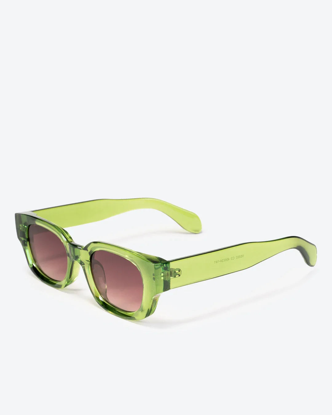 CHASE - Purple Gradient Lenses, Transparent Yellow Frame