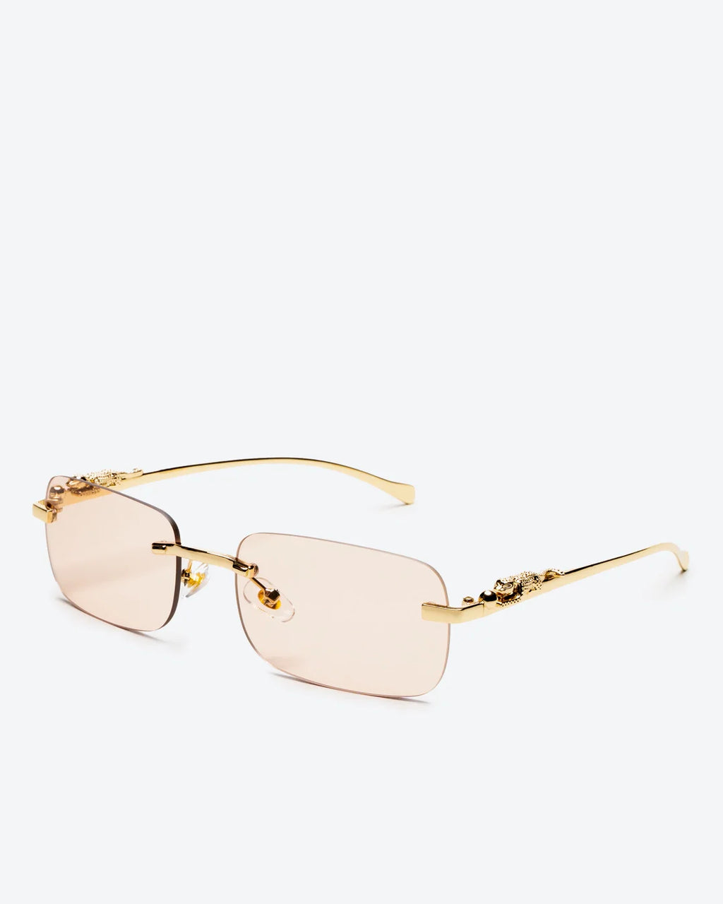 NOBLE - Ruby Lenses, Gold Chrome Frame