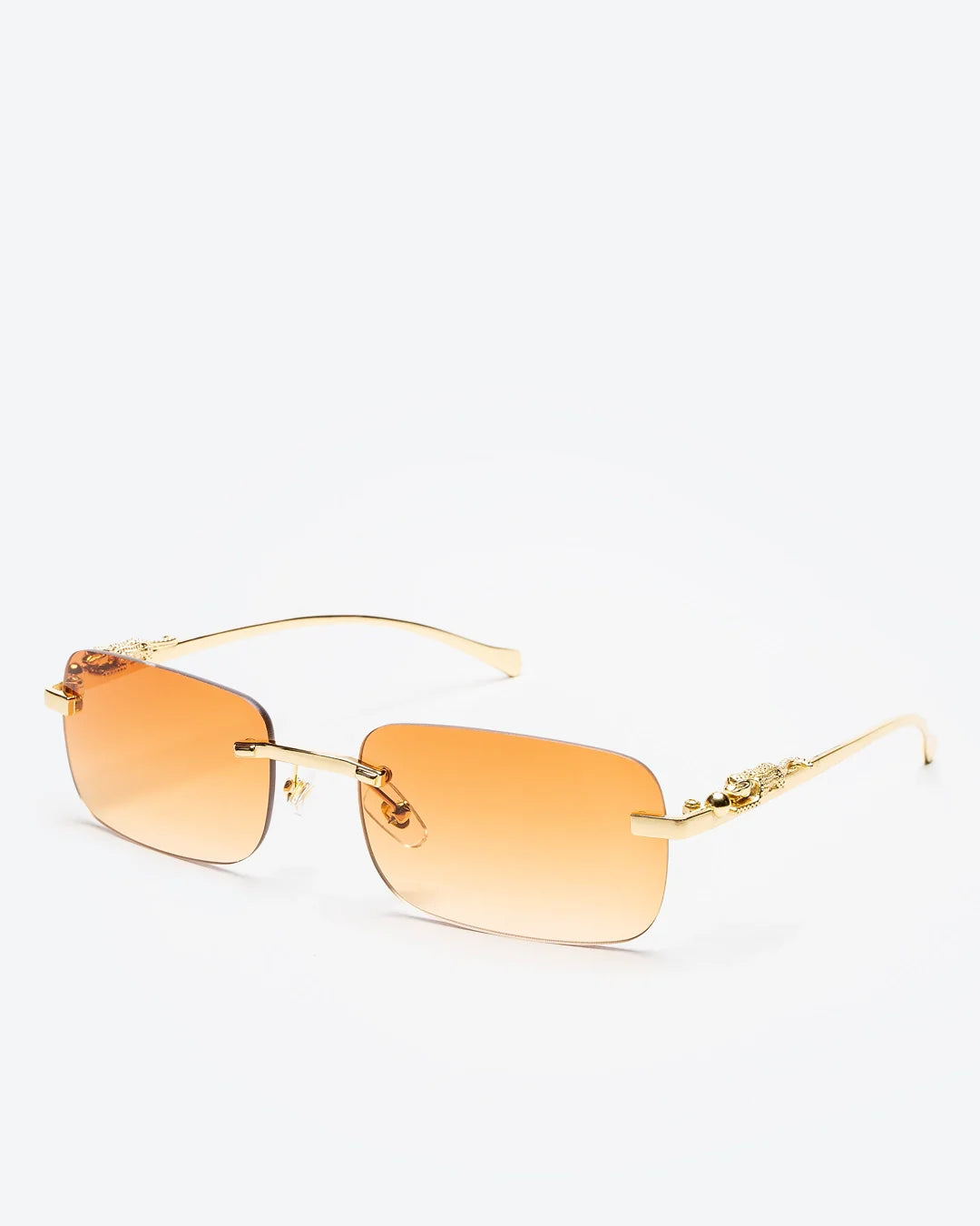 NOBLE - Sapphire Lenses, Gold Chrome Frame