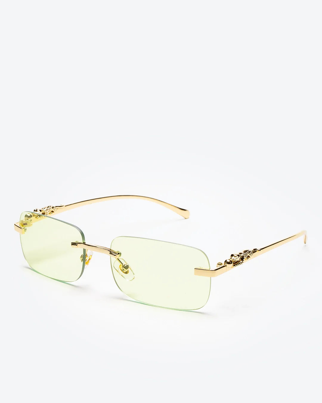 NOBLE - Sapphire Lenses, Gold Chrome Frame