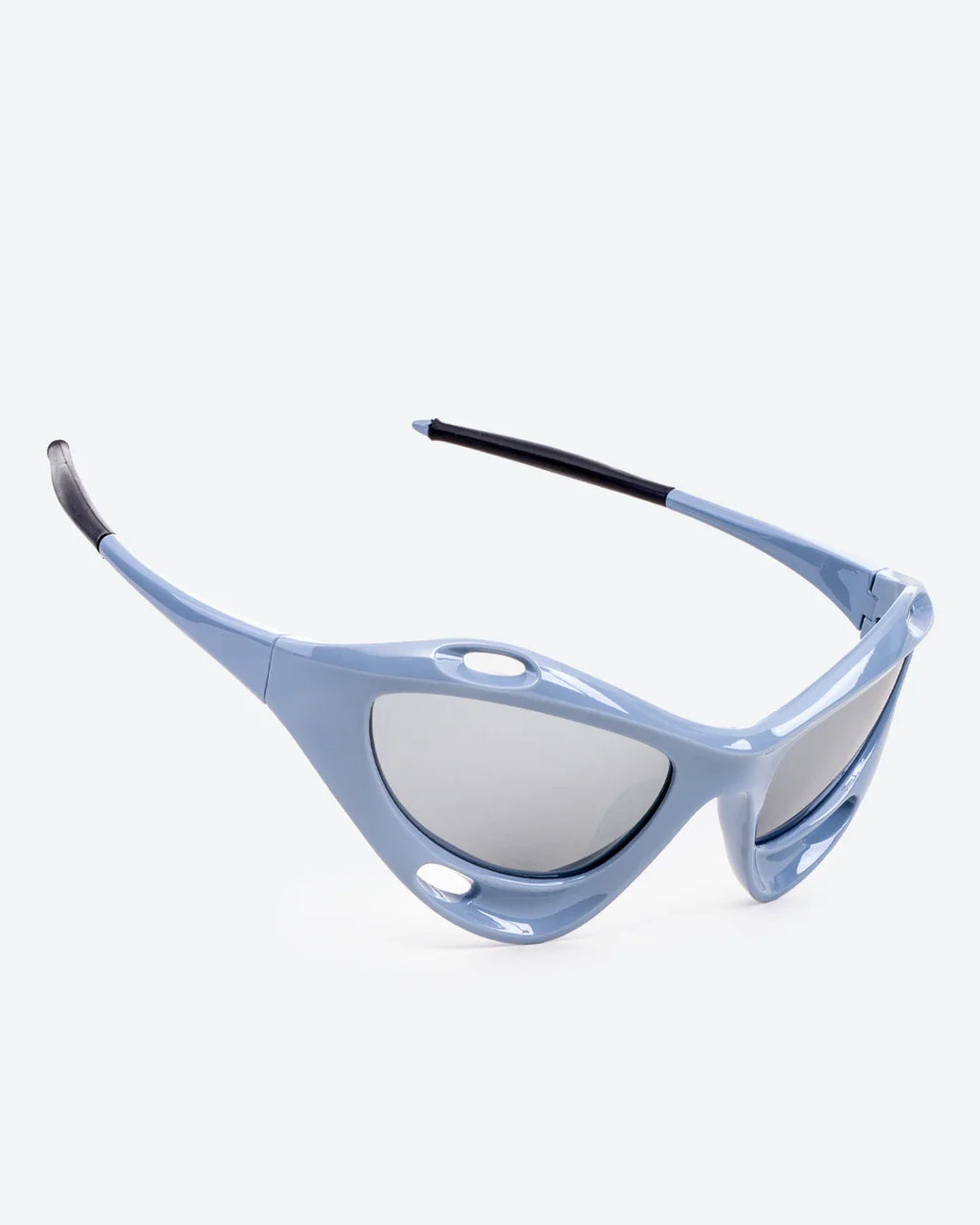 Vortex - Silver Mirrored Lenses, Slate Blue Frame
