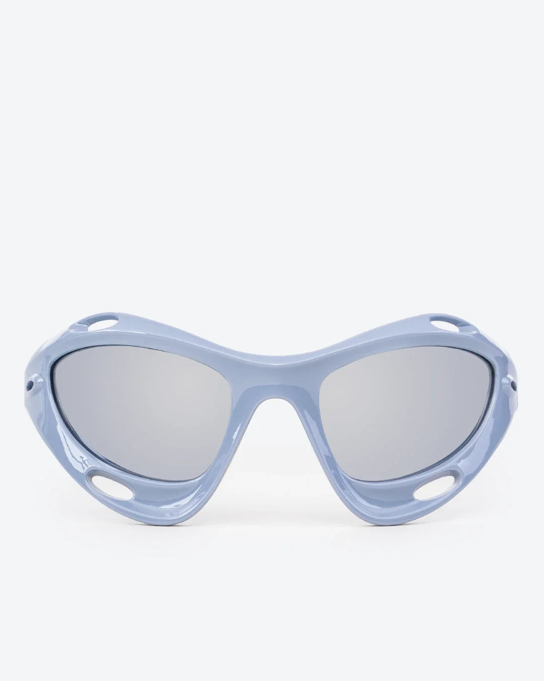 Vortex - Silver Mirrored Lenses, Slate Blue Frame