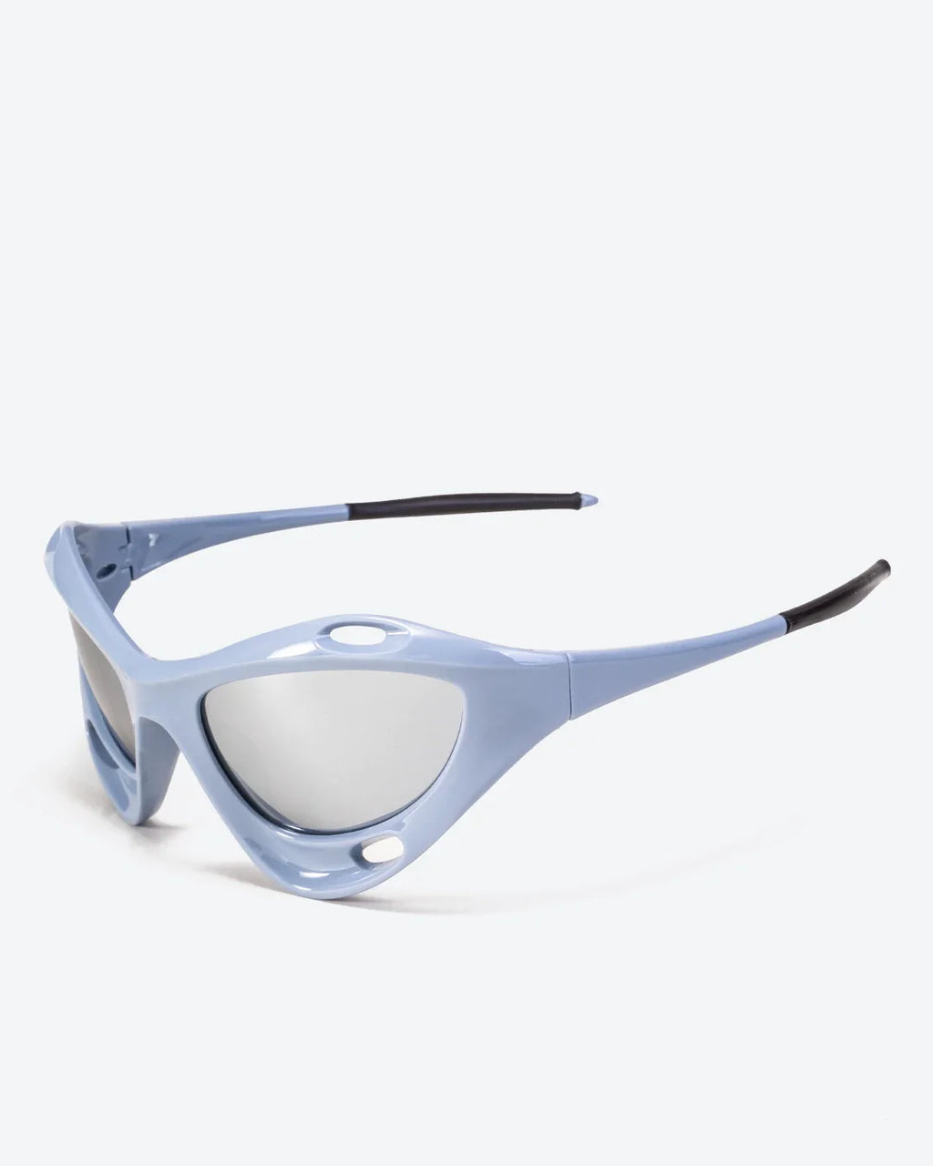 Vortex - Silver Mirrored Lenses, Slate Blue Frame