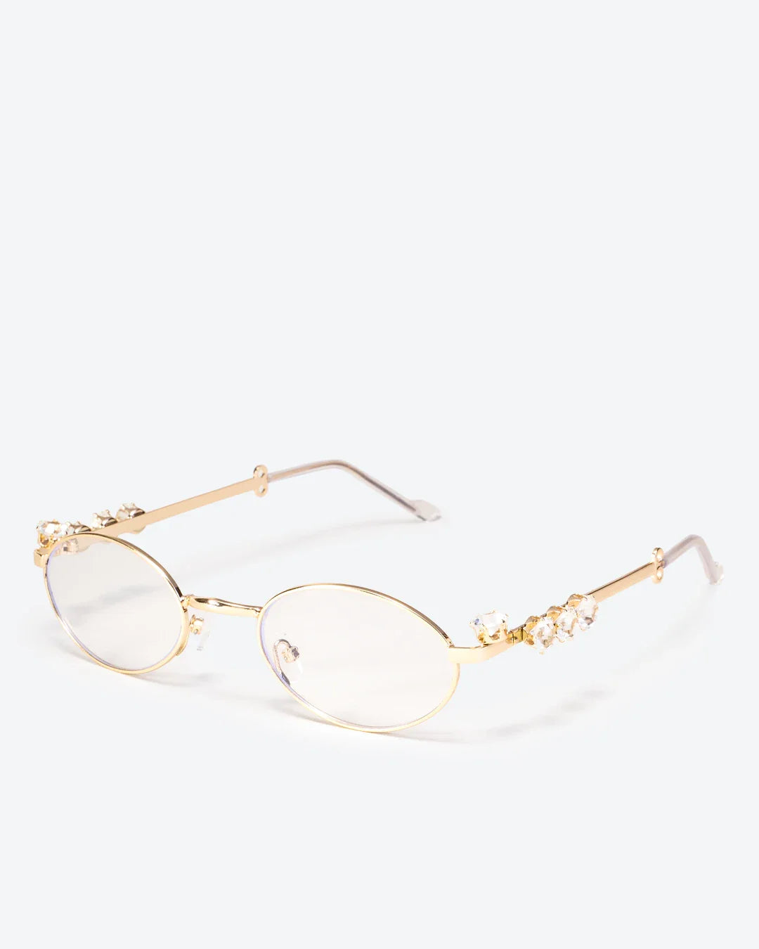 SOLEIL - Clear Lenses, Gold Chrome Frame